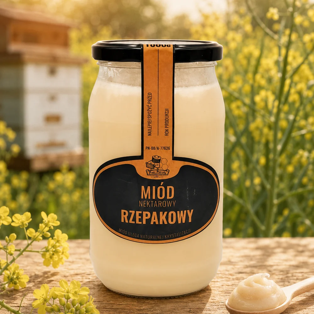 Rapeseed honey — product photo